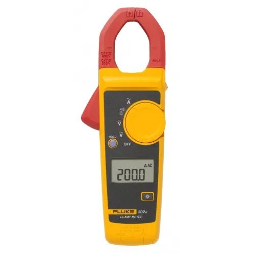 Fluke 302+ Digital Clamp Meter, 600 V, 400 A